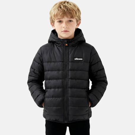 Doudoune matelassée zippée à capuche Noir 1 - vertbaudet enfant 