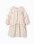 Robe en coton bambula à motif floral b&s Beige 3 - vertbaudet enfant 
