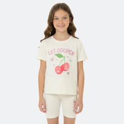 Ensemble fille t-shirt manches courtes et bermuda  - vertbaudet enfant