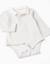 Body rayé + short en sergé Beige clair 3 - vertbaudet enfant 