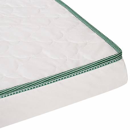 Babysom - matelas bébé 60x120 cm - réversible été/hiver - soutien ferme - sans traitement chimique - certifié oeko-tex - vert Blanc 2 - vertbaudet enfant 