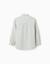 Chemise en coton à manches longues et vichy b&s Vert clair 2 - vertbaudet enfant 