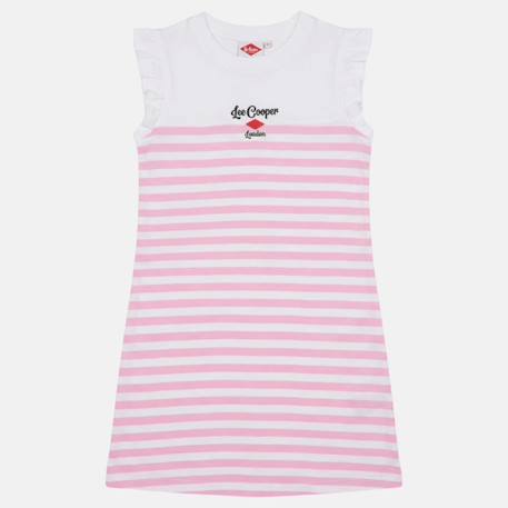 Robe fille manches courtes Blanc+Bleu+Rouge 3 - vertbaudet enfant 