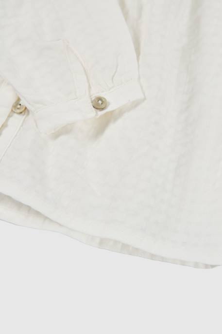 Chemise fille coton Blanc 4 - vertbaudet enfant 