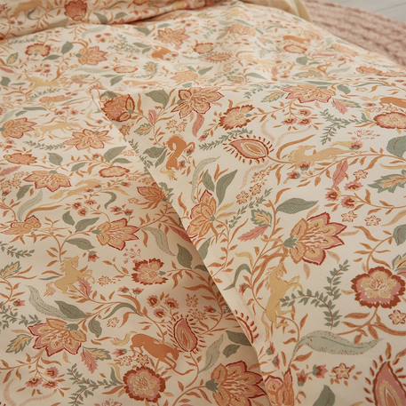 Parure de lit enfant imprimée en coton, taie carrée, allure Rose 5 - vertbaudet enfant 
