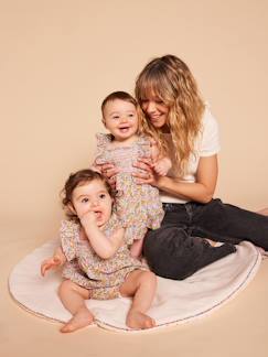 Bébé-Robe, jupe-Robe bébé avec culotte assortie coton bio