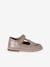 Salomés cuir fille collection maternelle beige imprimé+or+rose poudré 12 - vertbaudet enfant 