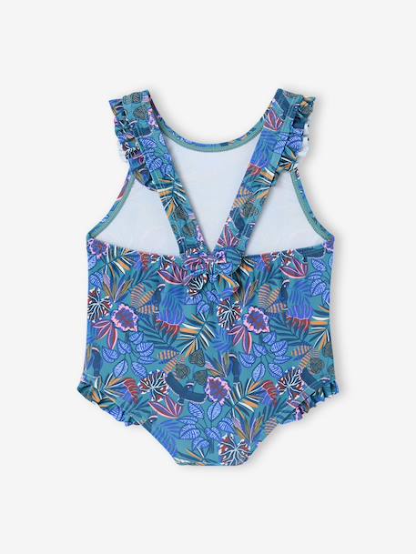Maillot bain bébé fille Capsule famille bleu 4 - vertbaudet enfant 