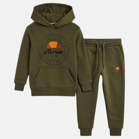 Ensemble veste capuche et pantalon jogging garçon à imprimé Kaki 3 - vertbaudet enfant 