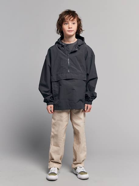 Coupe vent garçon à enfiler anthracite 4 - vertbaudet enfant 