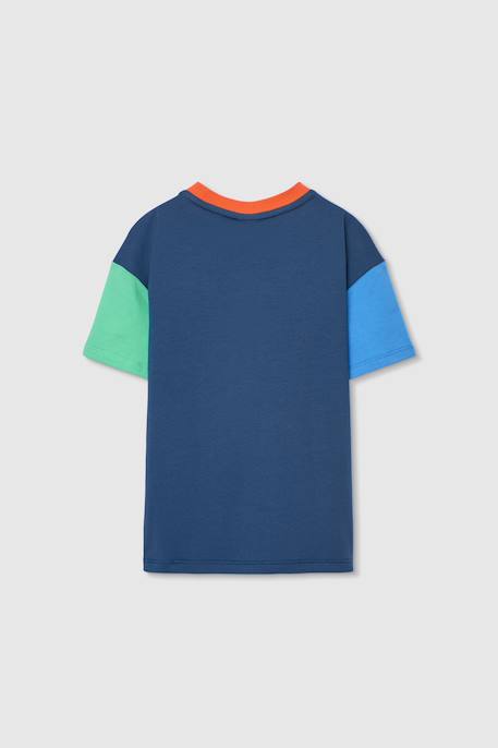 Pyjama  garçon coton rayé Bleu 4 - vertbaudet enfant 