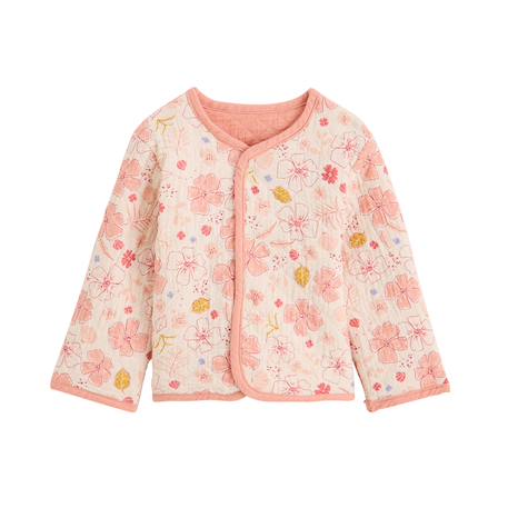 Veste réversible bébé en gaze de coton santa giulia Orange 5 - vertbaudet enfant 