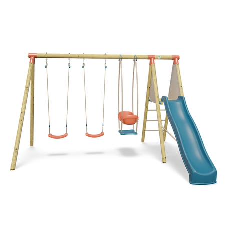 Portique 2,30 m topwood punji - 5 enfants Bois 2 - vertbaudet enfant 