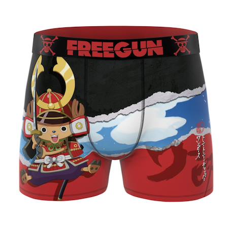 Lot de 4 boxers  one piece Rouge/noir/orange/vert/violet 6 - vertbaudet enfant 