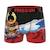 Lot de 4 boxers  one piece Rouge/noir/orange/vert/violet 6 - vertbaudet enfant 