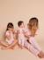 Pyjama bébé col large Capsule mère-fille rose poudré 1 - vertbaudet enfant 