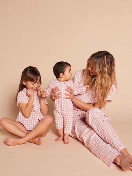 Bébé-Pyjama bébé col large Capsule mère-fille