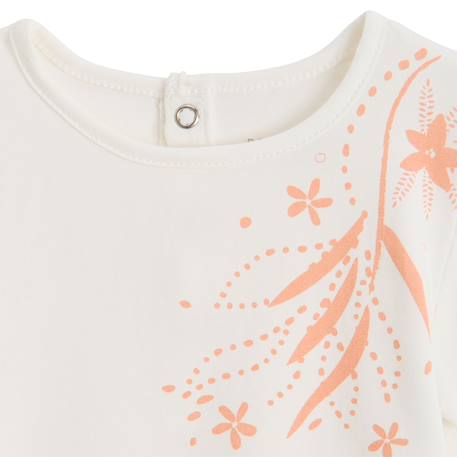 T-shirt enfant manches courtes anaelle Ecru 4 - vertbaudet enfant 