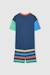 Pyjama  garçon coton rayé Bleu 2 - vertbaudet enfant 