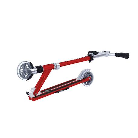 Trottinette 2 roues Pliable et ultra-légère flow element comfort lights, dès 5 ans Rouge 5 - vertbaudet enfant 
