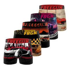 -Lot de 5 boxers  car racing