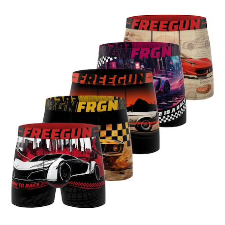 Garçon-Sous-vêtement-Slip, Boxer-Lot de 5 boxers  car racing