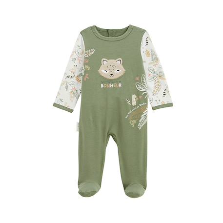 Pyjama bébé gabin Vert 2 - vertbaudet enfant 