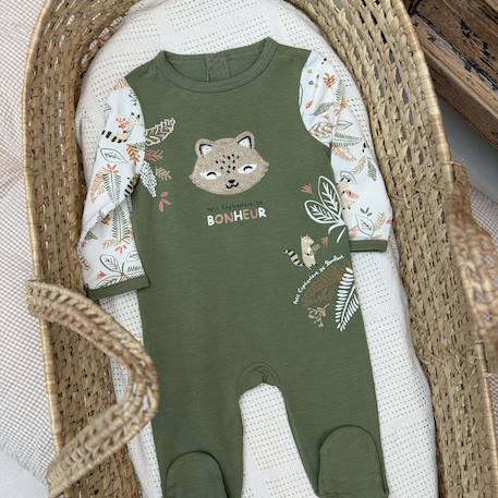 Pyjama bébé gabin Vert 6 - vertbaudet enfant 