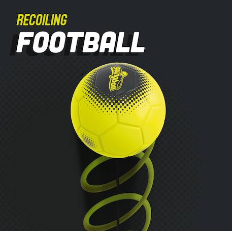 Jeu de balles swingball reflex football plastique Noir - rouge - jaune 5 - vertbaudet enfant 