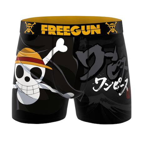 Lot de 4 boxers  one piece Rouge/noir/orange/vert/violet 2 - vertbaudet enfant 