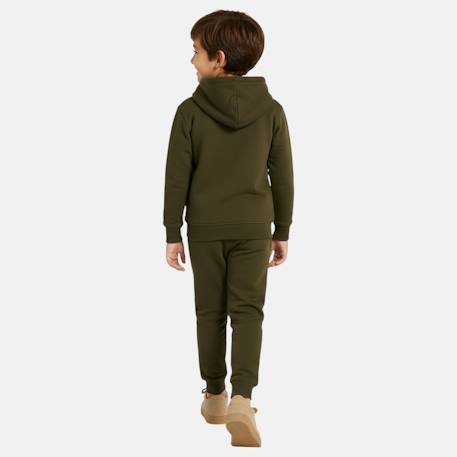 Ensemble veste capuche et pantalon jogging garçon à imprimé Kaki 2 - vertbaudet enfant 