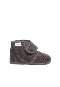 Chaussures-Chaussons en velours côtelé à scratch