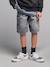 Bermuda skateur denim bleached+denim gris 9 - vertbaudet enfant 