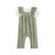 Ensemble salopette bébé en gaze de coton et t-shirt anaelle Kaki 2 - vertbaudet enfant 