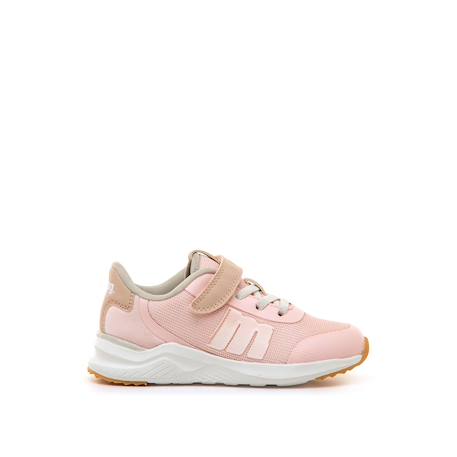 Sneakers filles textile lacets- fermeture adhésive Pink 1 - vertbaudet enfant 