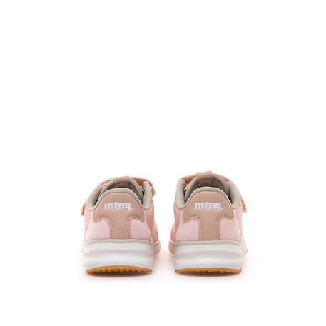 Sneakers filles textile lacets- fermeture adhésive Pink 3 - vertbaudet enfant 
