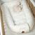 Cocon bébé matelassé nid réducteur de lit Écru+Safari, vert, gris, blanc+Sidonia, beige, écru, blanc+Stella, imprimé étoiles blanc, gris 13 - vertbaudet enfant 