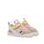 Sandales filles synthétique fermeture adhésive barefoot Beige aigue-marine 4 - vertbaudet enfant 