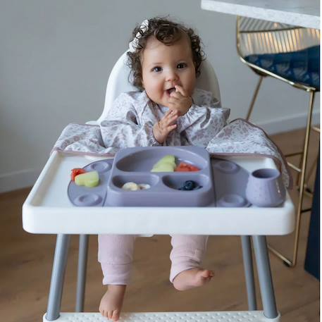Coffret repas 4 accessoires rose Multi-coloured 3 - vertbaudet enfant 