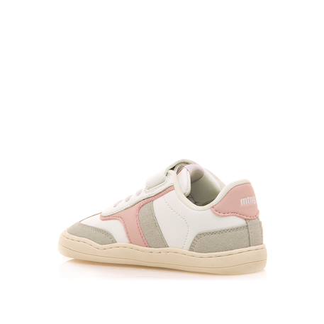 Sneakers filles synthétique lacets- fermeture adhésive barefoot White 4 - vertbaudet enfant 