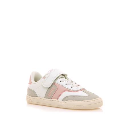 Sneakers filles synthétique lacets- fermeture adhésive barefoot White 2 - vertbaudet enfant 