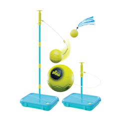 Jouet-Jeux de plein air-Sports de plein air-Pack jeux swingball 3en1 toutes surfaces  métal
