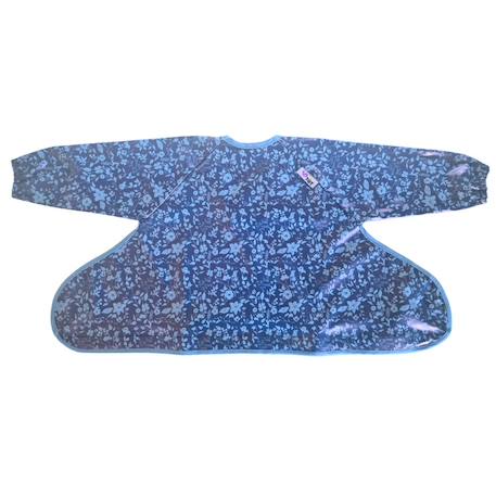 Bavoir manches longues nomade taille unique fleur de jardin Bleu+Multi-coloured 3 - vertbaudet enfant 