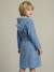 Peignoir enfant REQUIN personnalisable, avec coton recyclé bleu 6 - vertbaudet enfant 