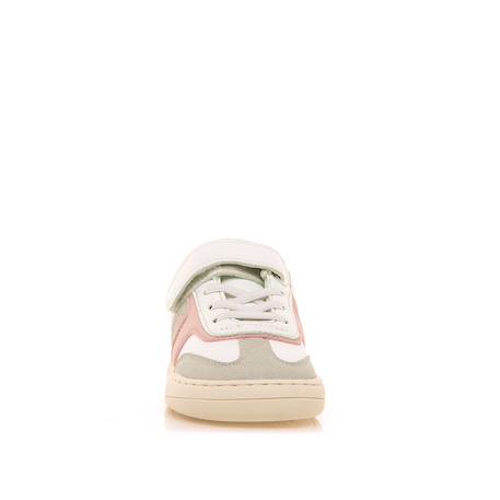 Sneakers filles synthétique lacets- fermeture adhésive barefoot White 3 - vertbaudet enfant 