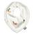 Bavoir bandana en coton gallina Écru – motif poules champêtre 1 - vertbaudet enfant 
