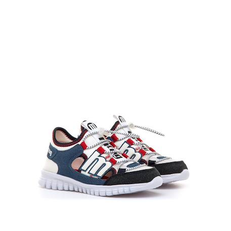 Sandales garçon synthétique élastique Blue marine 5 - vertbaudet enfant 