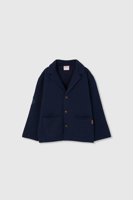 Blazer garçon bleu marine Bleu 1 - vertbaudet enfant 