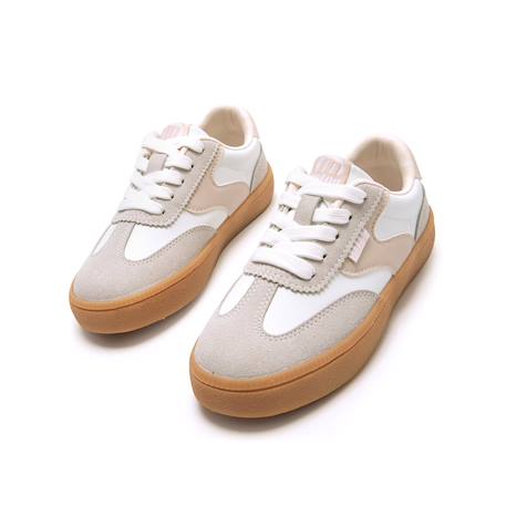 Sneakers filles synthétique lacets White 2 - vertbaudet enfant 