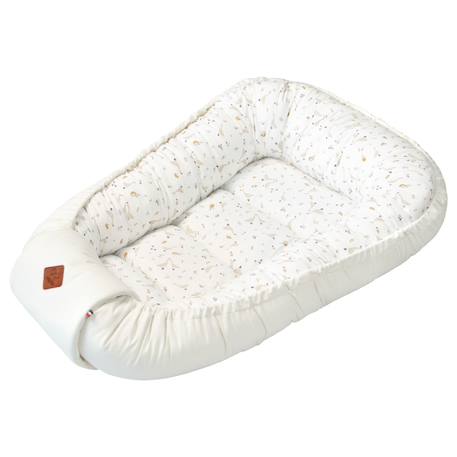 Cocon bébé matelassé nid réducteur de lit Écru+Safari, vert, gris, blanc+Sidonia, beige, écru, blanc+Stella, imprimé étoiles blanc, gris 14 - vertbaudet enfant 